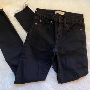Distressed Black Jeans